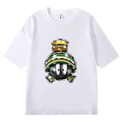 VINESU The Martian-Printed Heavyweight T-shirts