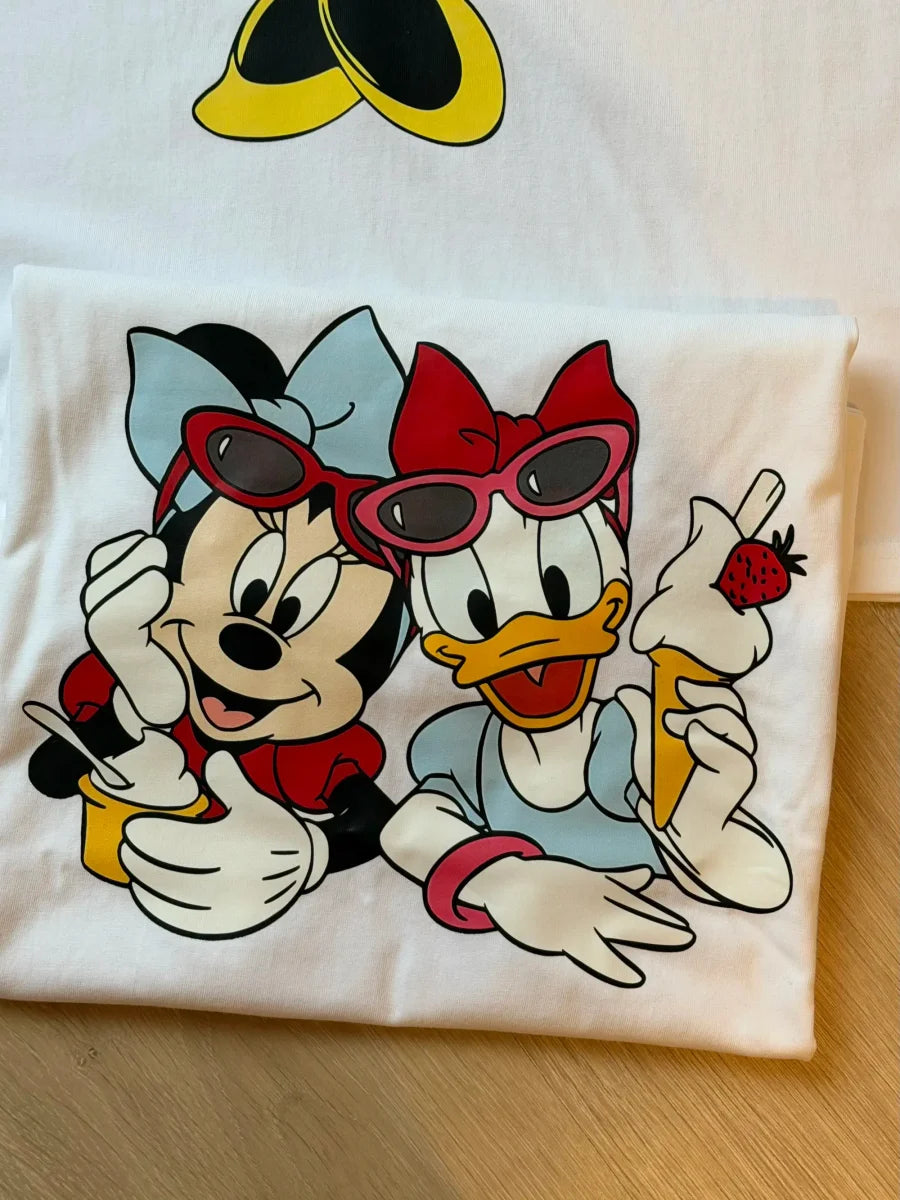 Special Offer: 220g Heavyweight 100% Cotton Cartoon Graphic Tee | Oversized & Versatile