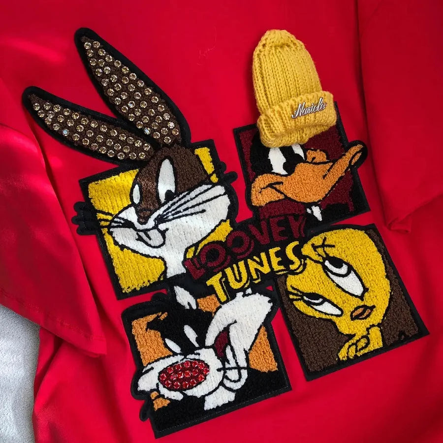 VINESU Looney Tunes - Themed T-shirt: Full of Cartoon Fun
