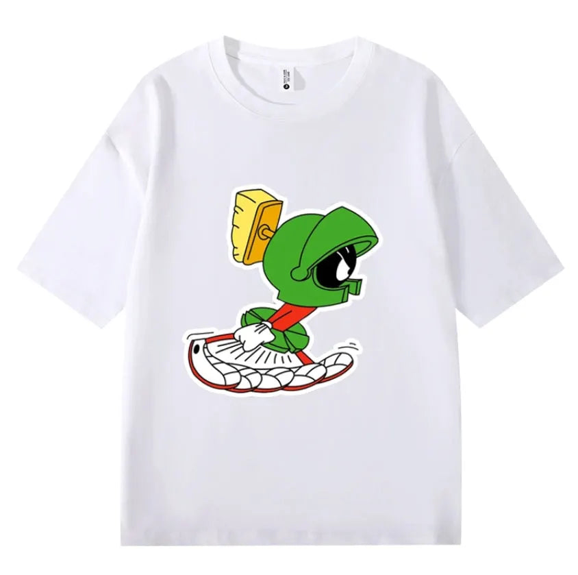 VINESU The Martian-Printed Heavyweight T-shirts