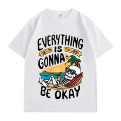 VINESU "Interesting Soul" Printed Heavyweight T-shirts