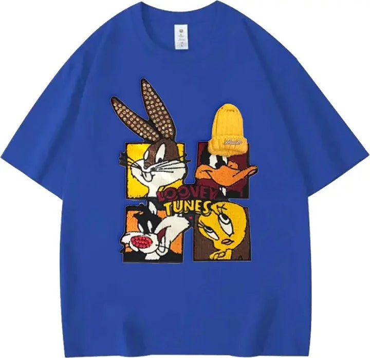 VINESU Looney Tunes - Themed T-shirt: Full of Cartoon Fun