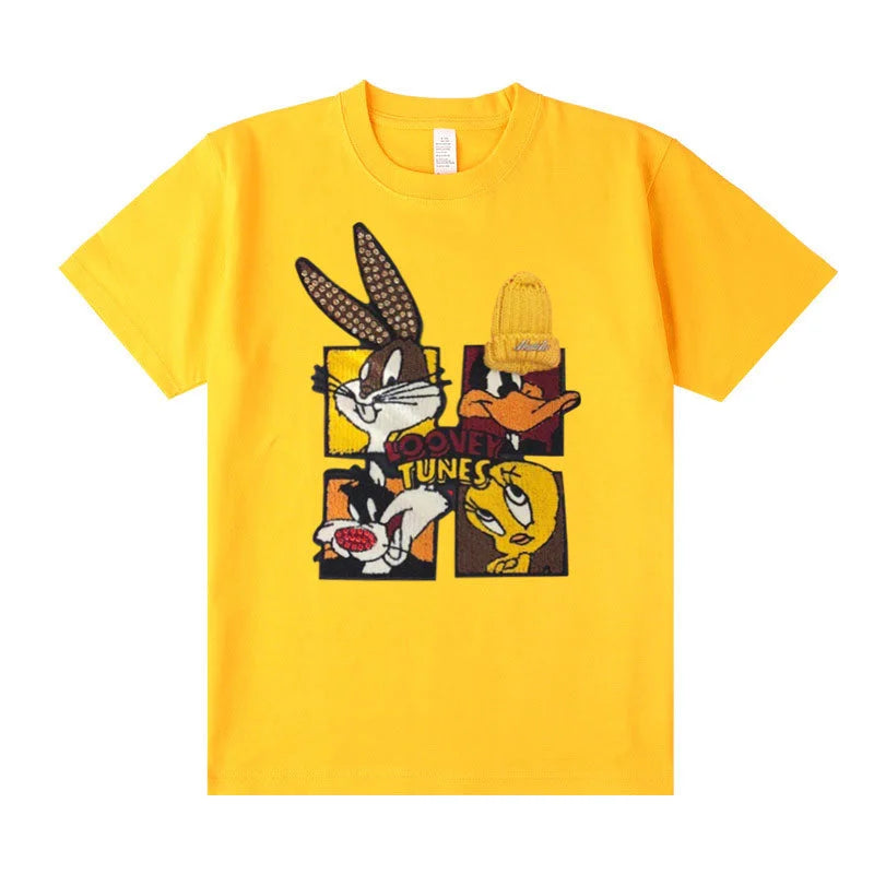 VINESU Looney Tunes - Themed T-shirt: Full of Cartoon Fun