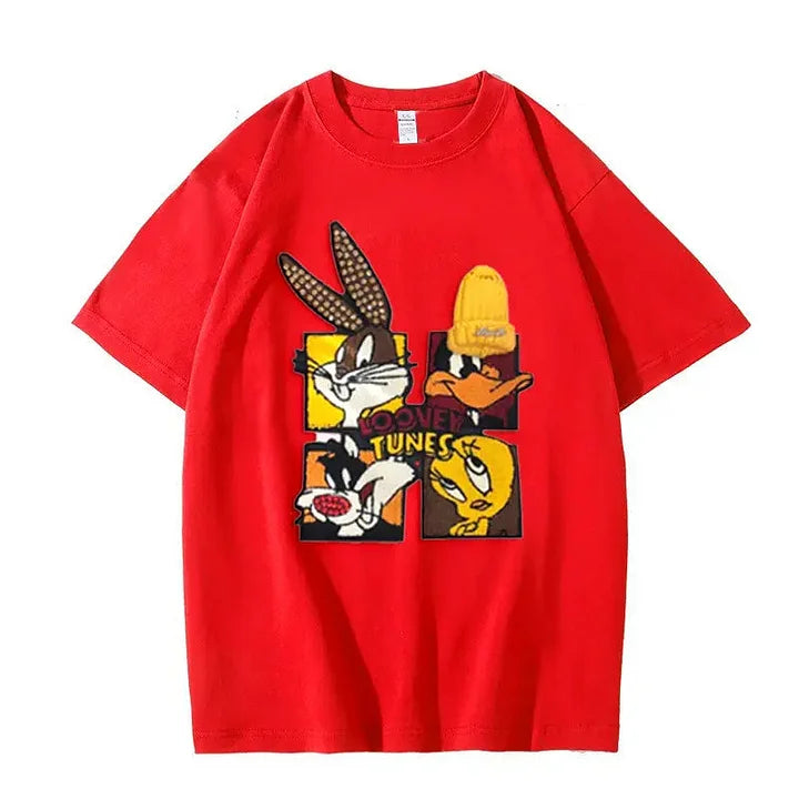 VINESU Looney Tunes - Themed T-shirt: Full of Cartoon Fun