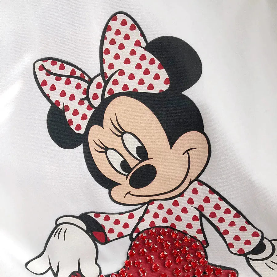VINESU MN-Retro Printed Heavy Industry Short Sleeve T-Shirt