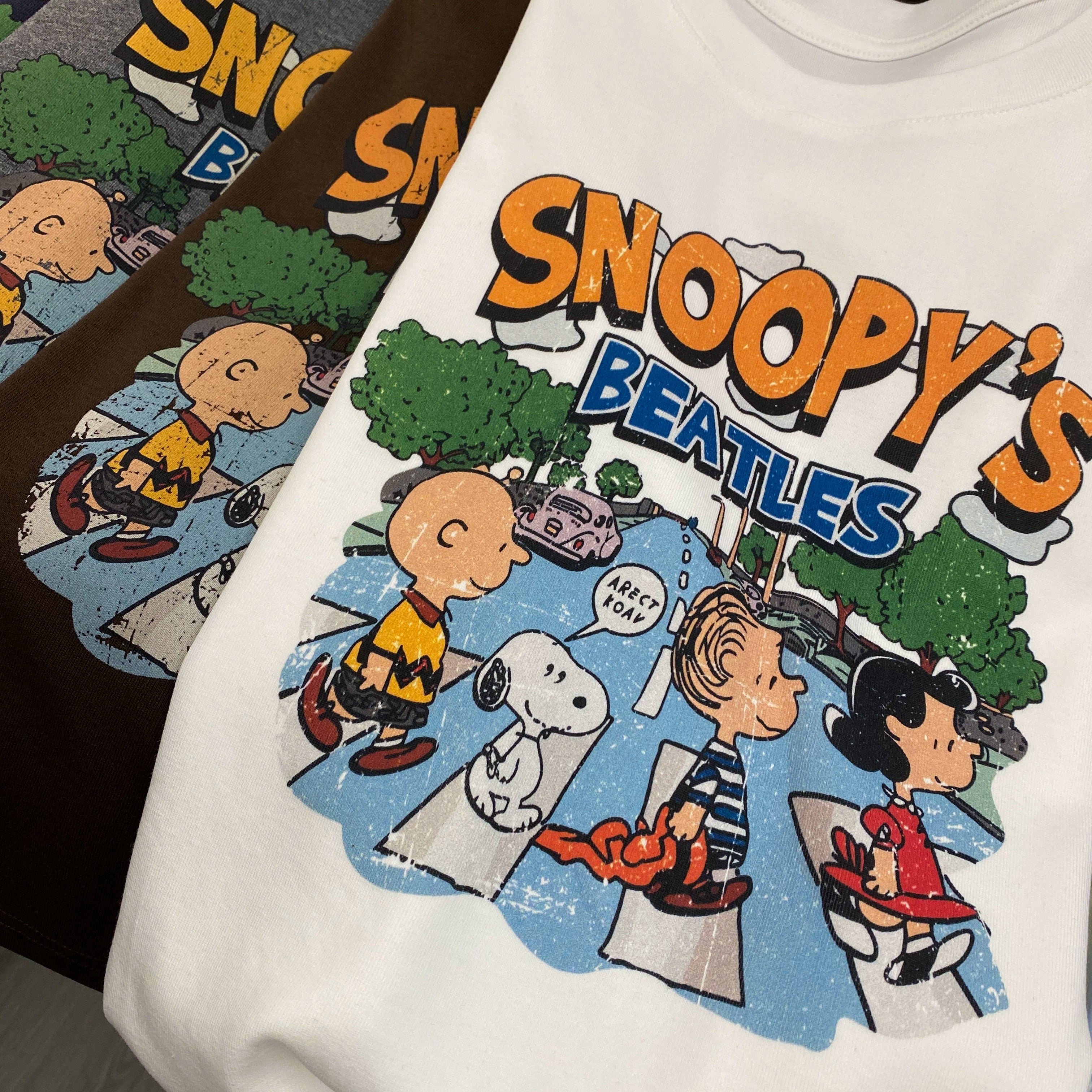 Vintage Snoopy Cotton T-Shirt | Retro Oversized Streetwear Tee