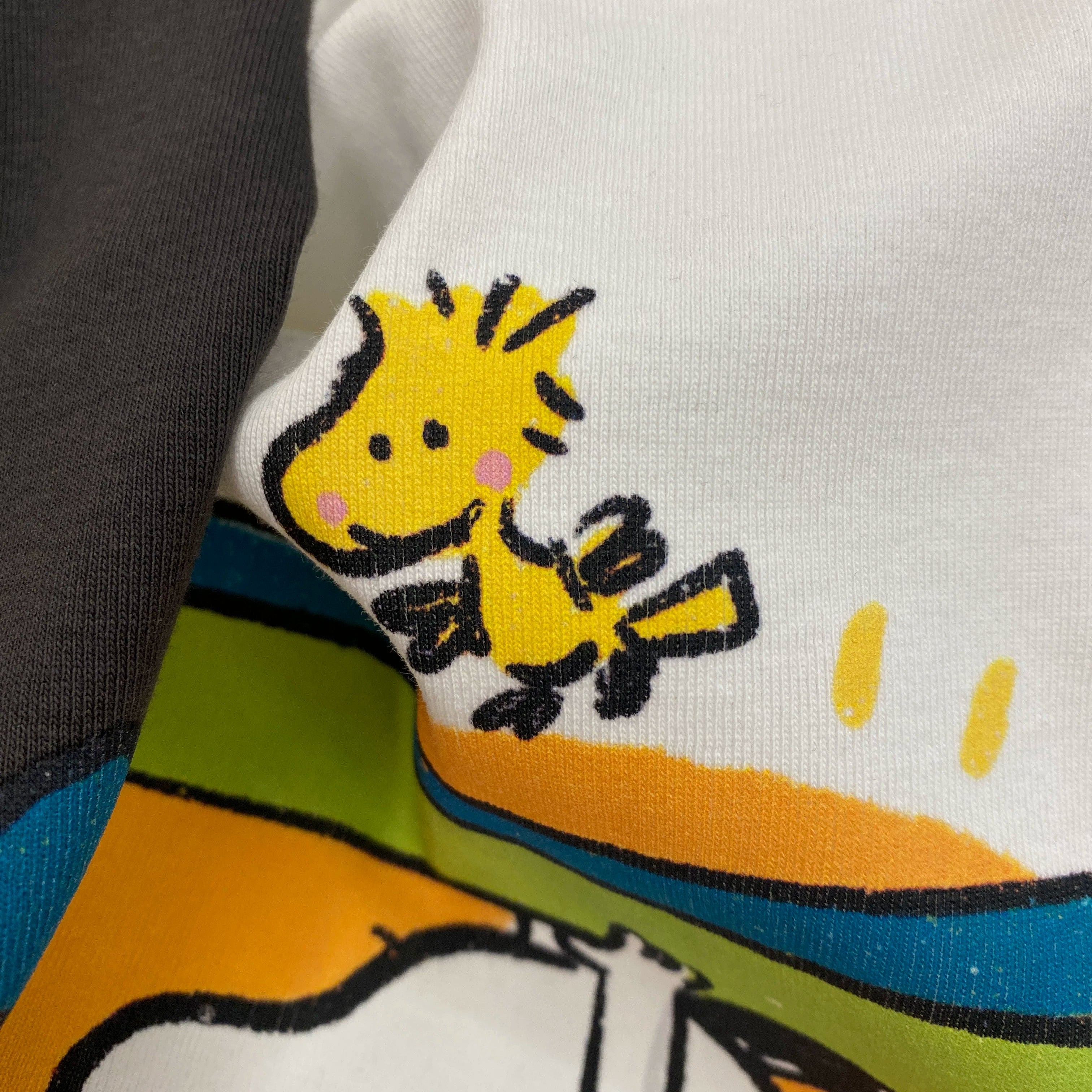 Surfboard Snoopy Cotton T-Shirt | Vintage  Oversized Tee