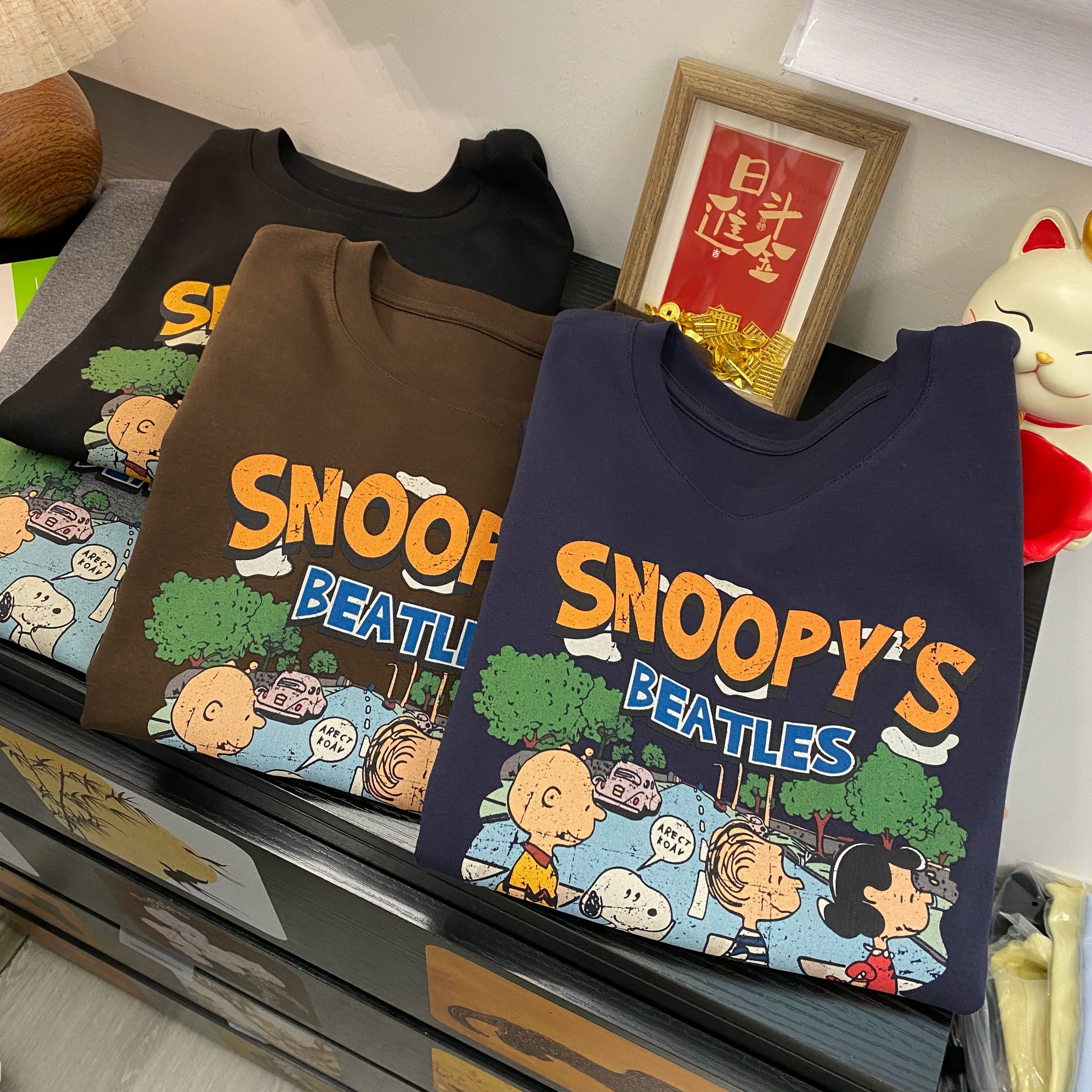 Vintage Snoopy Cotton T-Shirt | Retro Oversized Streetwear Tee