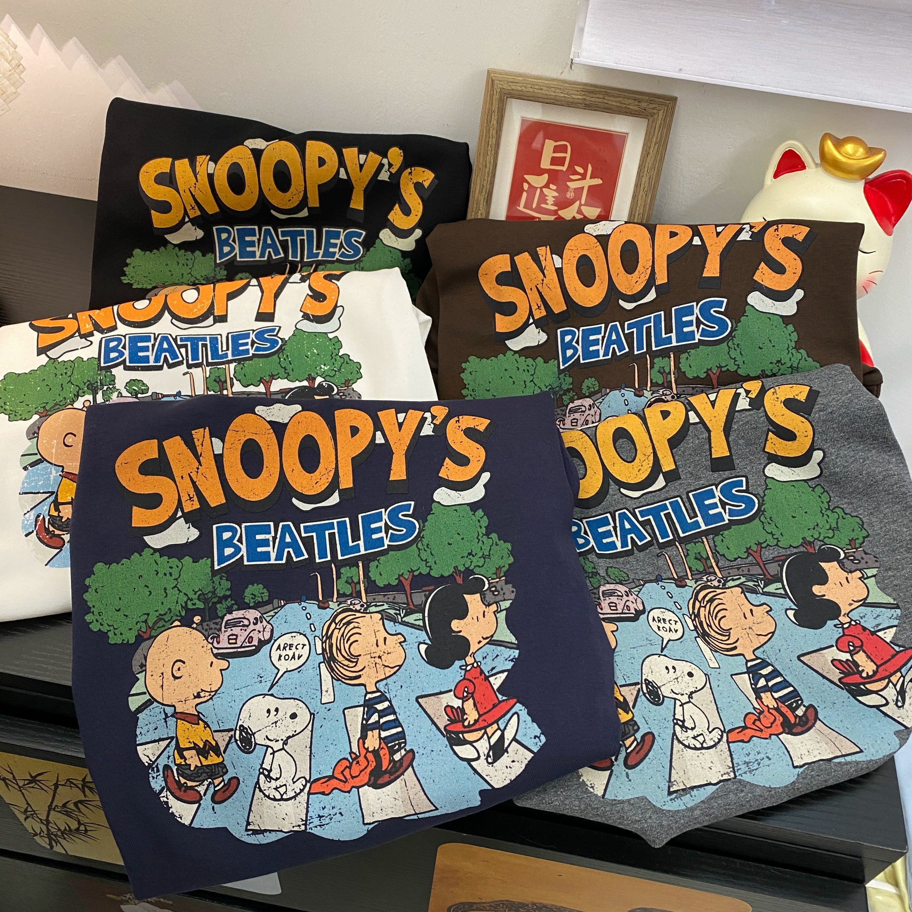 Vintage Snoopy Cotton T-Shirt | Retro Oversized Streetwear Tee