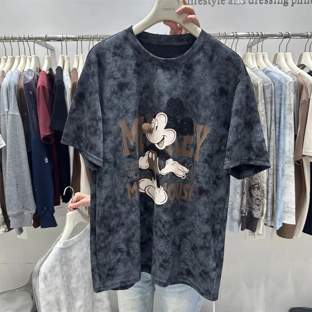 2025 Heavyweight 🎀MK 3D Embellished Tee