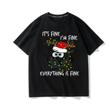 Funny Christmas Graphic T-Shirt – Holiday Oversized Tee