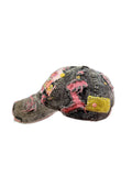 H24 - Vintage Mickey Mouse Patchwork Denim Baseball Cap – Unisex Casual Two-Tone Dad Hat
