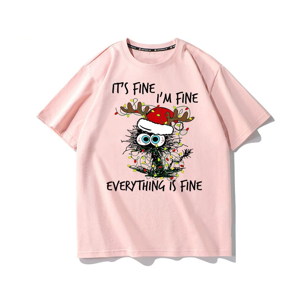 Funny Christmas Graphic T-Shirt – Holiday Oversized Tee