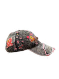 H24 - Vintage Mickey Mouse Patchwork Denim Baseball Cap – Unisex Casual Two-Tone Dad Hat