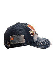 H22 - Retro Embroidered Dad Hat ✨ Worn-In Streetwear Aesthetic