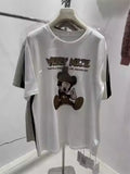 Mickey Mouse Themed Handmade T - shirt: Cute and Elegant with 3D Pom - poms