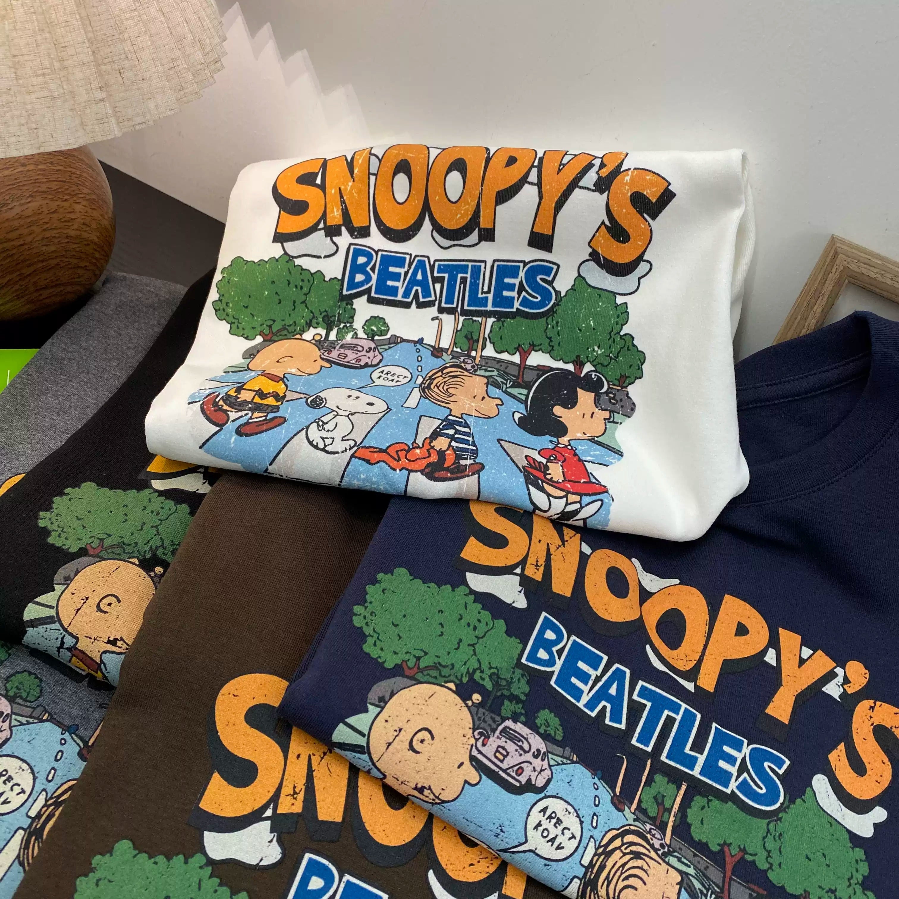 Vintage Snoopy Cotton T-Shirt | Retro Oversized Streetwear Tee