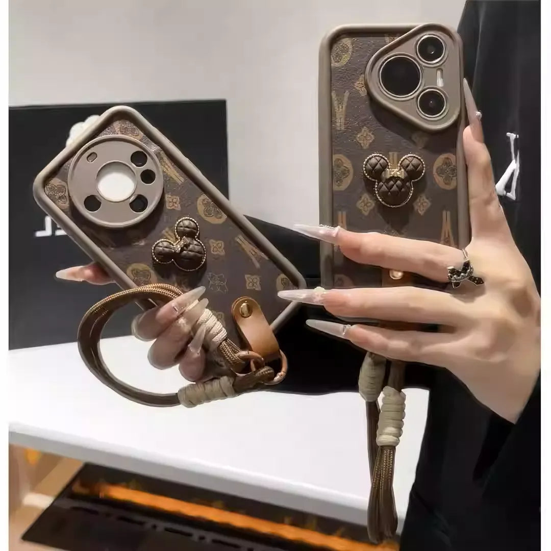 Mickey - inspired Stylish Lanyard Phone Case: Exquisite and Practical