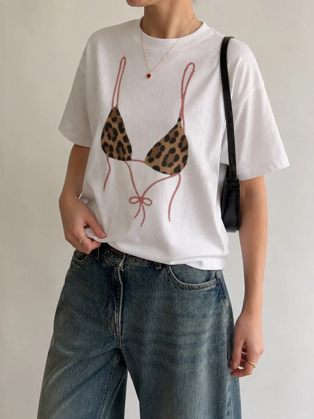 A229 - Summer Beach Oversized Cotton T-Shirt – Casual Loose Fit Premium Tee