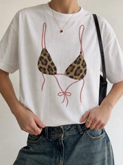 A229 - Summer Beach Oversized Cotton T-Shirt – Casual Loose Fit Premium Tee