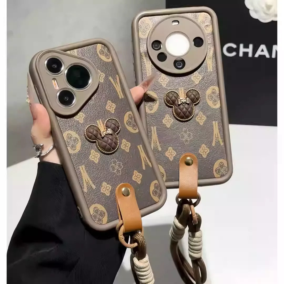 Mickey - inspired Stylish Lanyard Phone Case: Exquisite and Practical