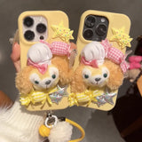 Duffy Bear - themed phone cases, with cute plush elements and delicate decorations, are adorable and eye - catching