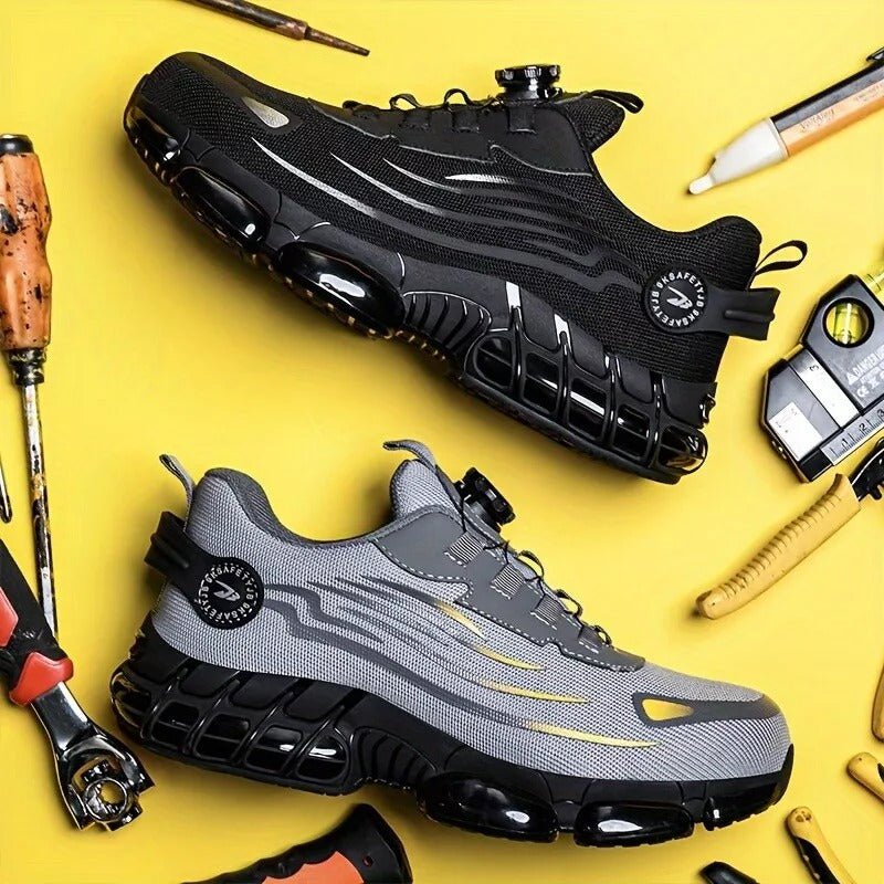 Men's Lace Up Low TopAnti Piercing & Anti Smashing Safety Shoes