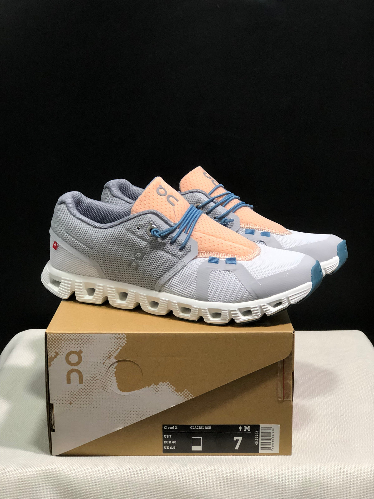On Cloud 5 Glacier gray + natural white