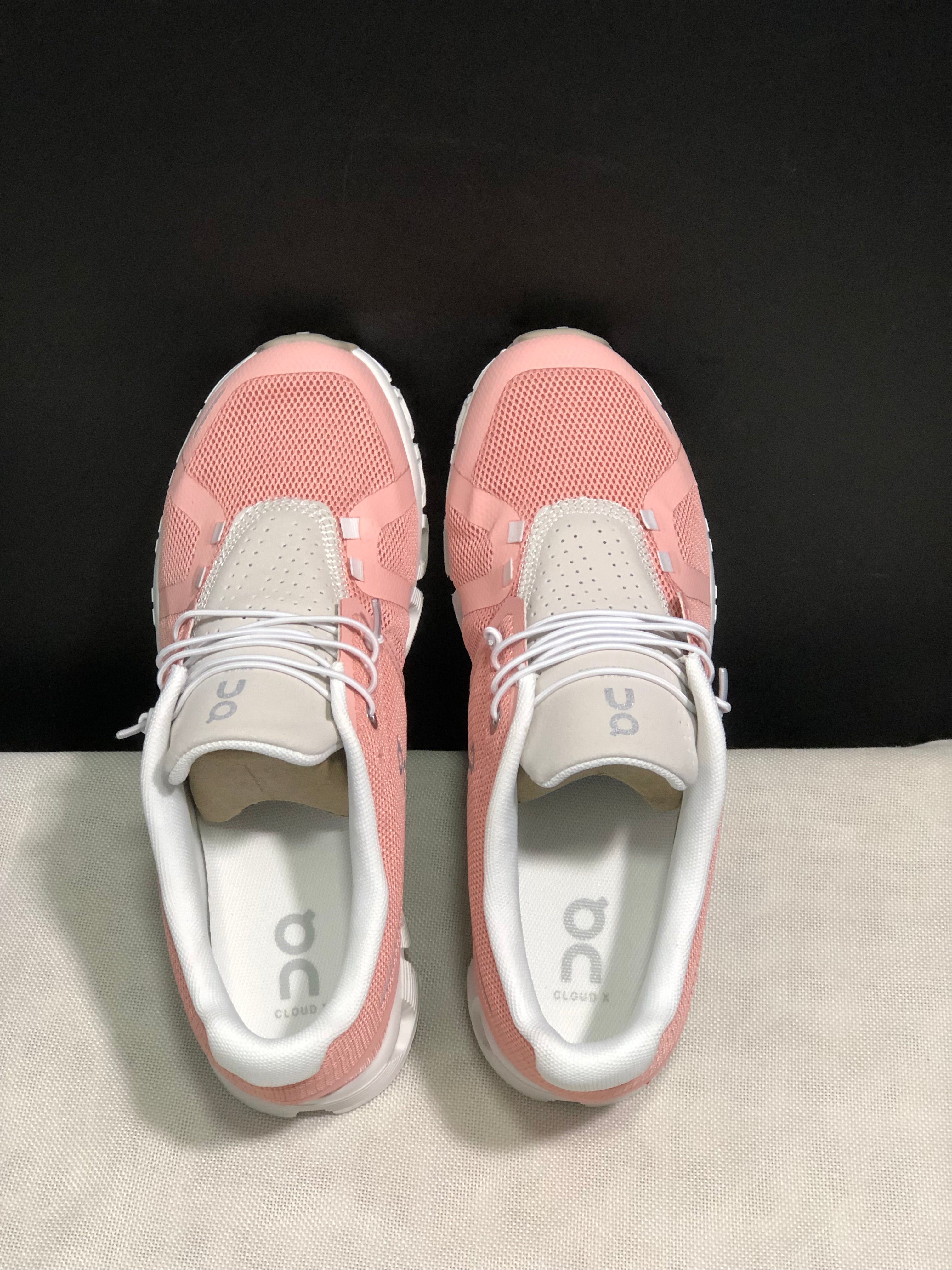 On Cloud 5 Rose pink + shell pink