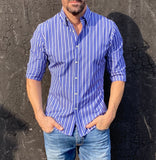 The NYC Pinstriped Poplin <br> Small Batch Series