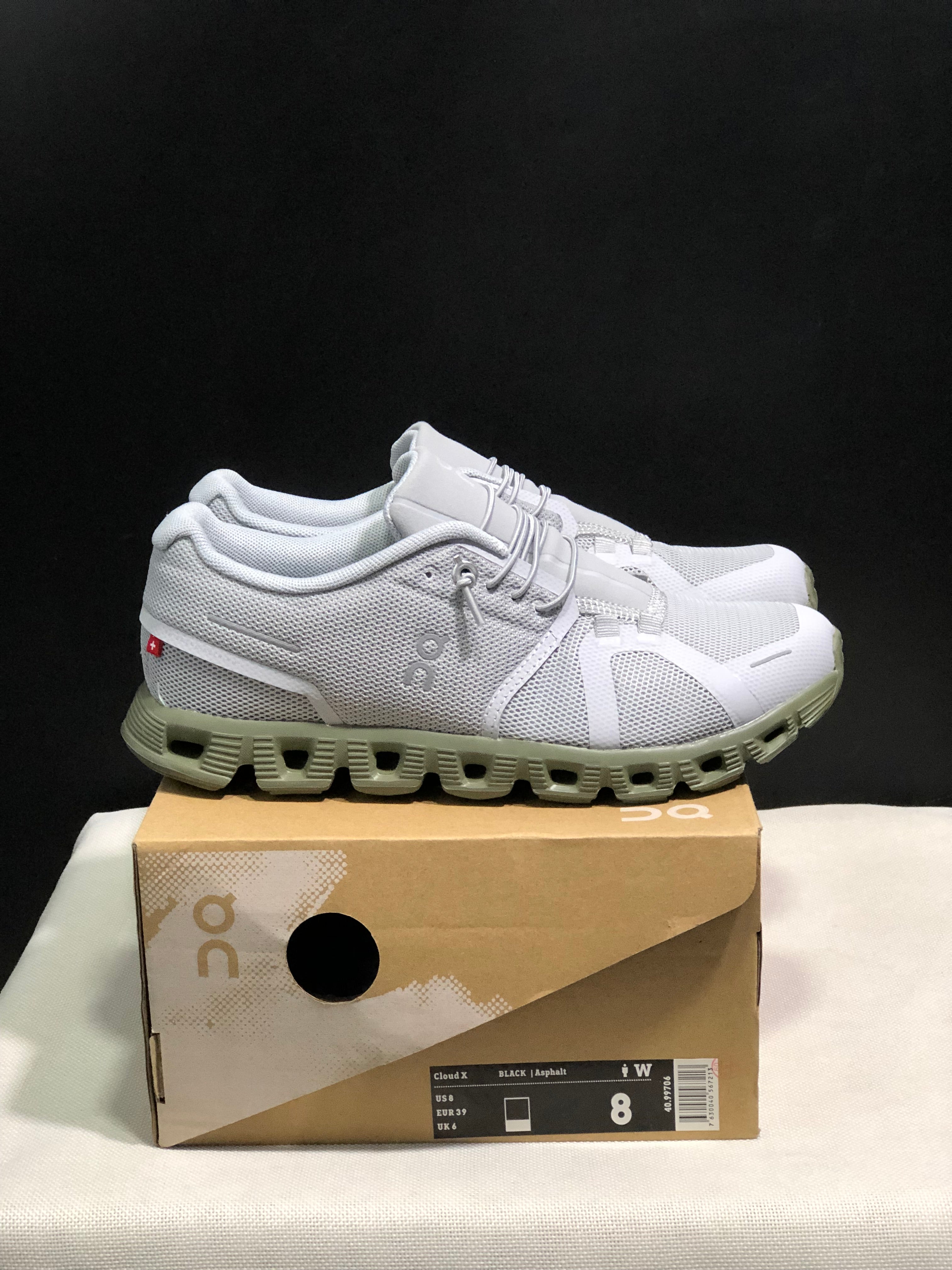 On Cloud 5 Gray green