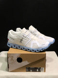 On Cloud 5 white light gray blue