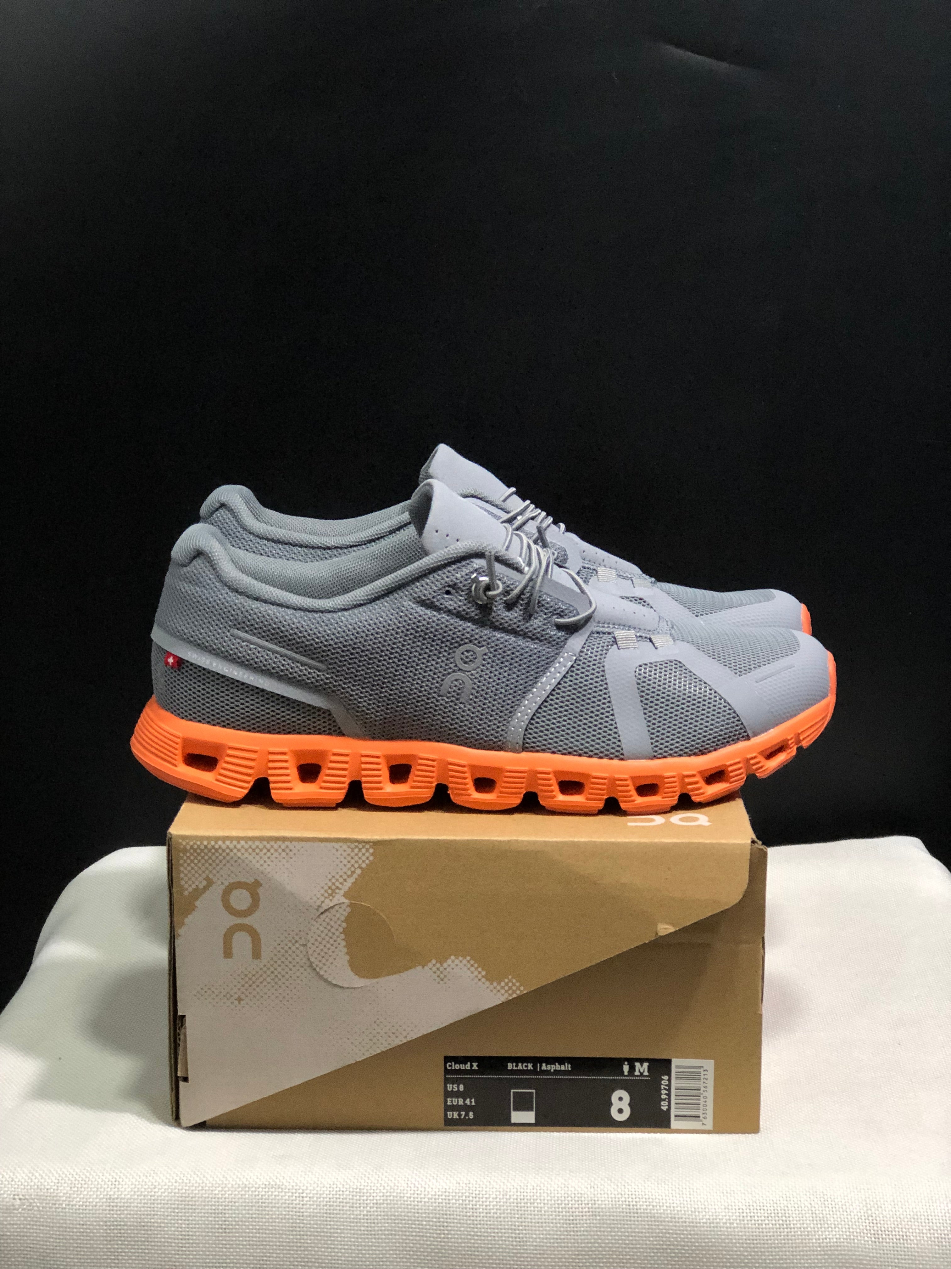 On Cloud 5 gray orange