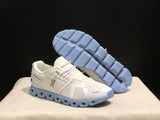 On Cloud 5 white light gray blue
