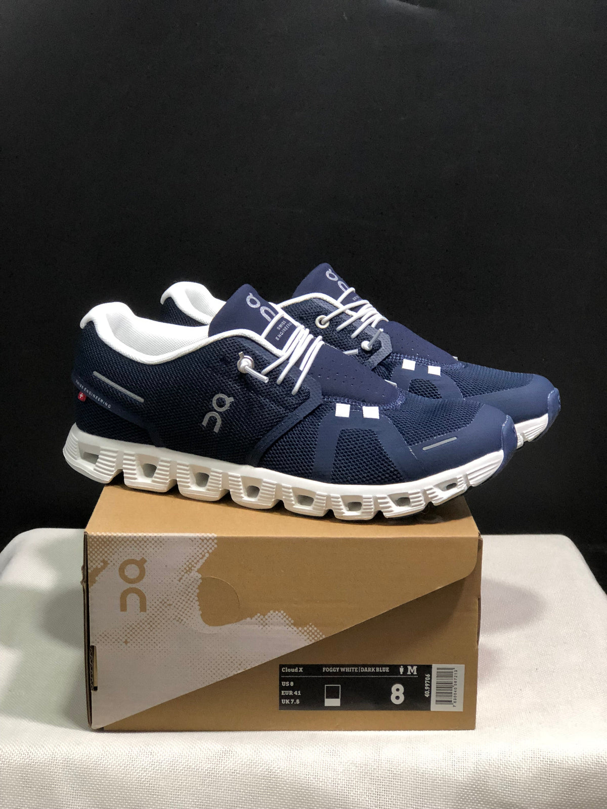 On Cloud 5 Dark blue and white