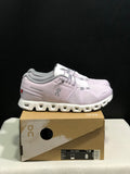 On Cloud 5 Shell pink + white