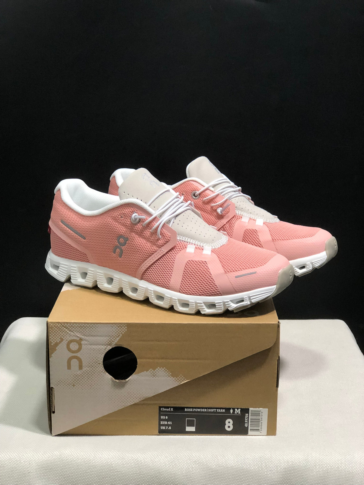 On Cloud 5 Rose pink + shell pink